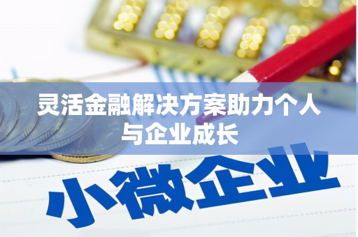 芦淞灵活金融解决方案助力个人与企业成长