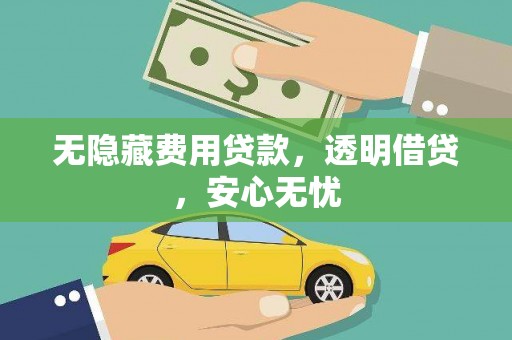 芦淞无隐藏费用贷款，透明借贷，安心无忧
