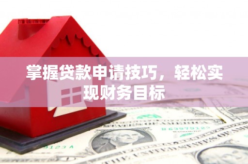 芦淞掌握贷款申请技巧，轻松实现财务目标