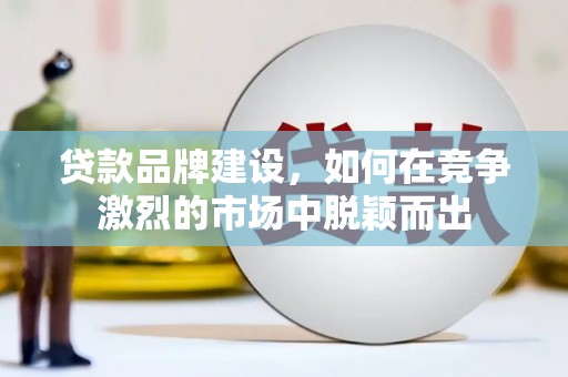 芦淞贷款品牌建设，如何在竞争激烈的市场中脱颖而出