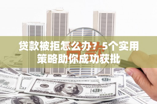 芦淞贷款被拒怎么办？5个实用策略助你成功获批