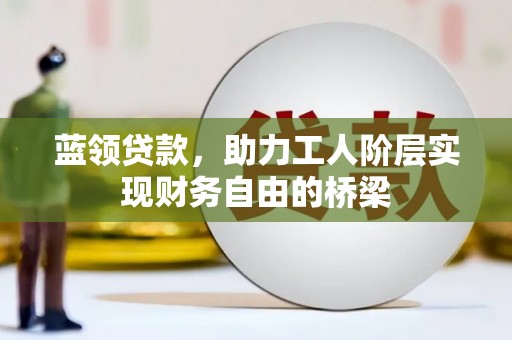 芦淞蓝领贷款，助力工人阶层实现财务自由的桥梁