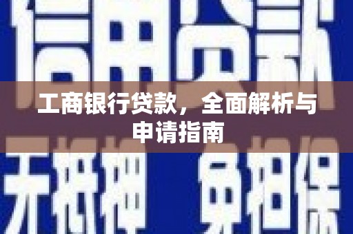 芦淞工商银行贷款，全面解析与申请指南