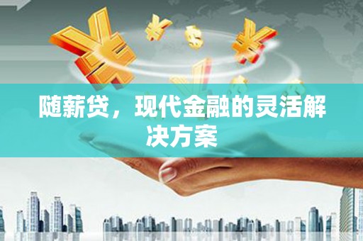 芦淞随薪贷，现代金融的灵活解决方案