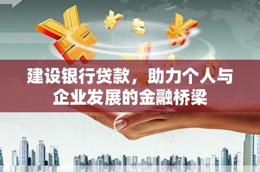 芦淞建设银行贷款，助力个人与企业发展的金融桥梁