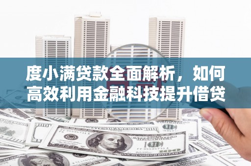 芦淞度小满贷款全面解析，如何高效利用金融科技提升借贷体验