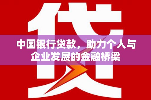 芦淞中国银行贷款，助力个人与企业发展的金融桥梁