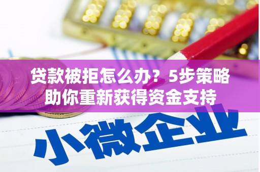芦淞贷款被拒怎么办？5步策略助你重新获得资金支持