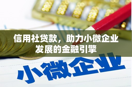 芦淞信用社贷款，助力小微企业发展的金融引擎