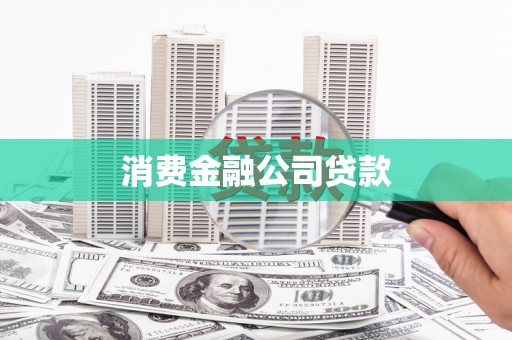 芦淞消费金融公司贷款