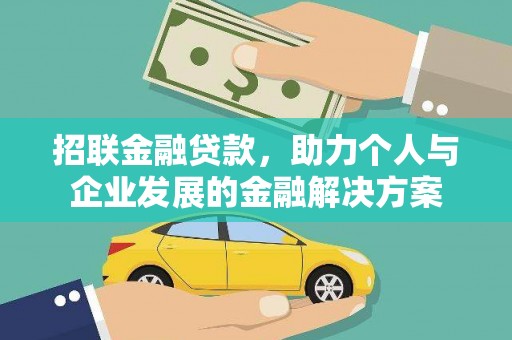 芦淞招联金融贷款，助力个人与企业发展的金融解决方案