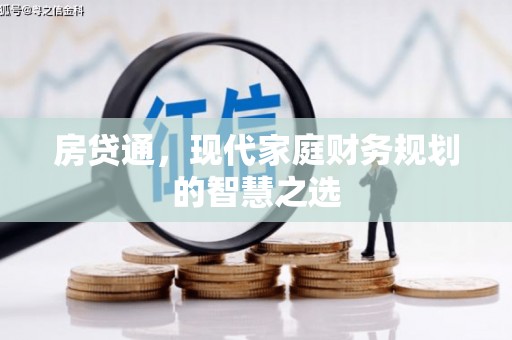芦淞房贷通，现代家庭财务规划的智慧之选
