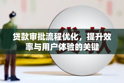 芦淞贷款审批流程优化，提升效率与用户体验的关键