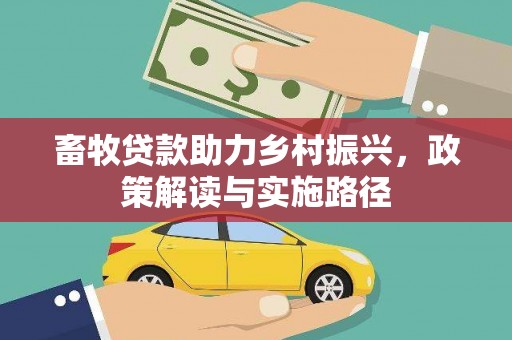 芦淞畜牧贷款助力乡村振兴，政策解读与实施路径