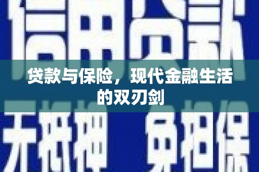 芦淞贷款与保险，现代金融生活的双刃剑