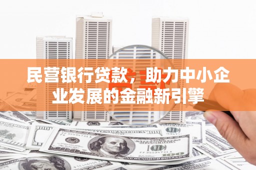 芦淞民营银行贷款，助力中小企业发展的金融新引擎