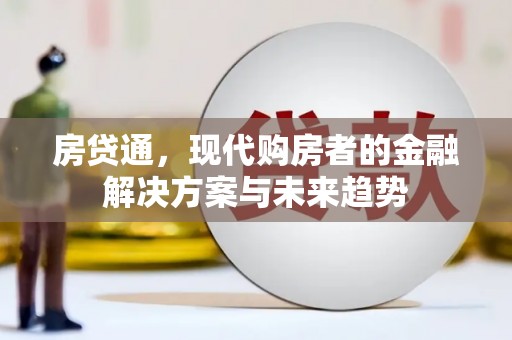 芦淞房贷通，现代购房者的金融解决方案与未来趋势