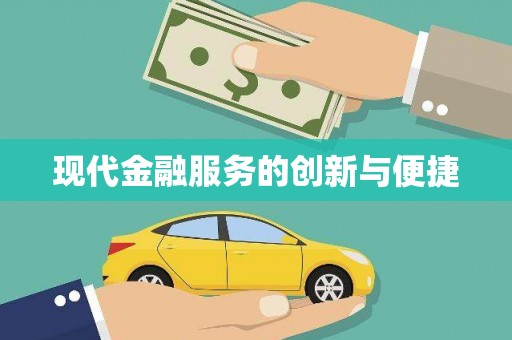 芦淞现代金融服务的创新与便捷