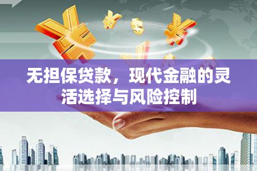 芦淞无担保贷款，现代金融的灵活选择与风险控制