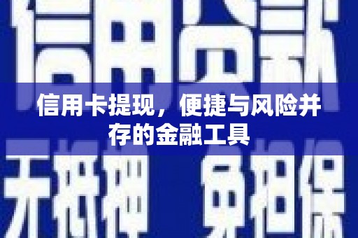芦淞信用卡提现，便捷与风险并存的金融工具