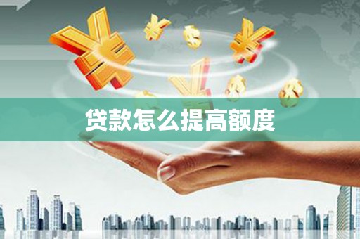 芦淞贷款怎么提高额度