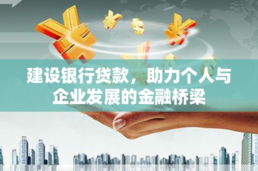 芦淞建设银行贷款，助力个人与企业发展的金融桥梁