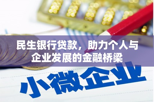 芦淞民生银行贷款，助力个人与企业发展的金融桥梁