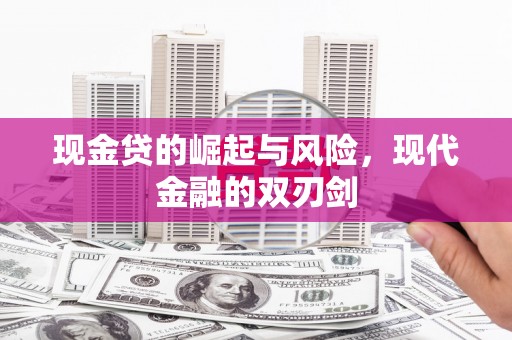 芦淞现金贷的崛起与风险，现代金融的双刃剑