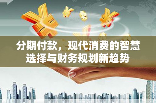 芦淞分期付款，现代消费的智慧选择与财务规划新趋势