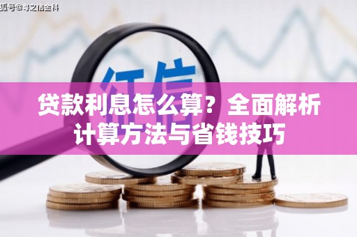 芦淞贷款利息怎么算？全面解析计算方法与省钱技巧