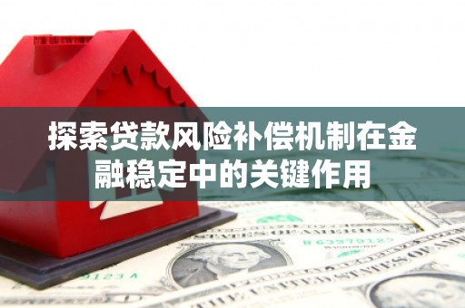 芦淞探索贷款风险补偿机制在金融稳定中的关键作用