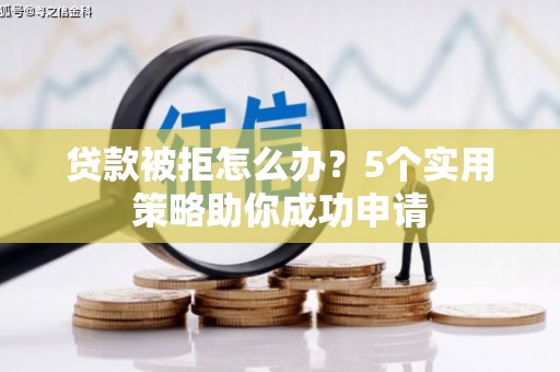 芦淞贷款被拒怎么办？5个实用策略助你成功申请