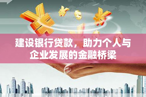 芦淞建设银行贷款，助力个人与企业发展的金融桥梁
