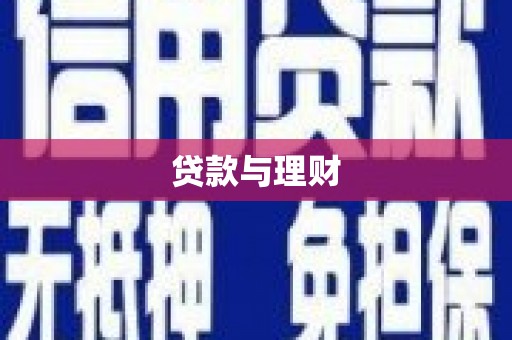 芦淞贷款与理财
