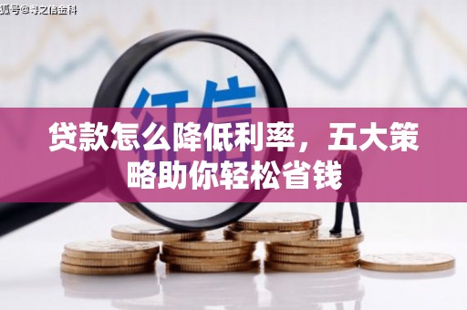 芦淞贷款怎么降低利率，五大策略助你轻松省钱