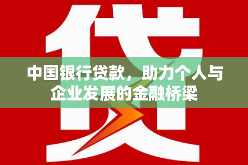 芦淞中国银行贷款，助力个人与企业发展的金融桥梁