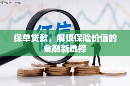 芦淞保单贷款，解锁保险价值的金融新选择