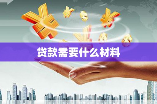 芦淞贷款需要什么材料