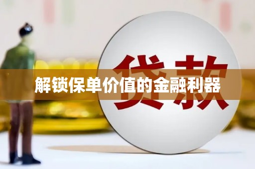 芦淞解锁保单价值的金融利器