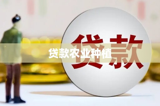 芦淞贷款农业种植