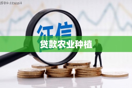 芦淞贷款农业种植