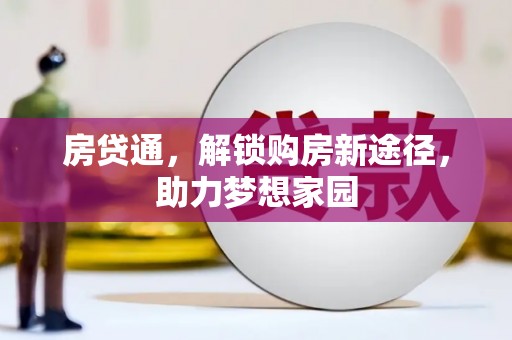 芦淞房贷通，解锁购房新途径，助力梦想家园
