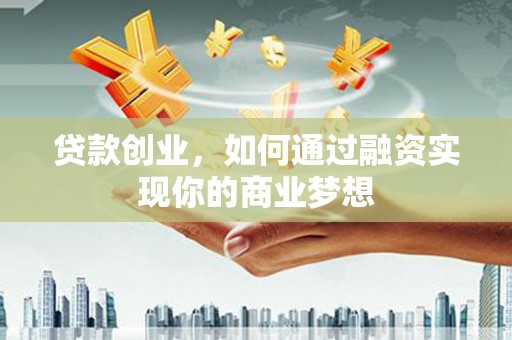 芦淞贷款创业，如何通过融资实现你的商业梦想
