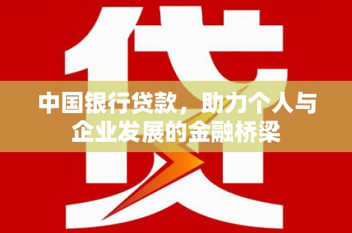 芦淞中国银行贷款，助力个人与企业发展的金融桥梁