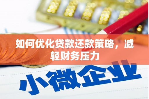 芦淞如何优化贷款还款策略，减轻财务压力