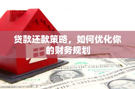 芦淞贷款还款策略，如何优化你的财务规划
