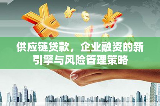 芦淞供应链贷款，企业融资的新引擎与风险管理策略
