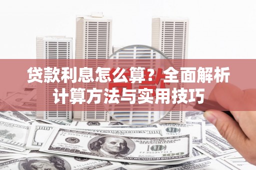 芦淞贷款利息怎么算？全面解析计算方法与实用技巧