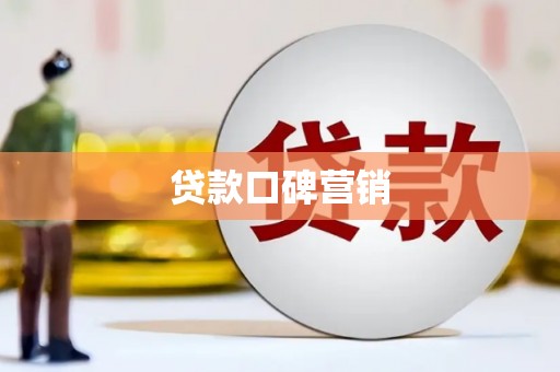 芦淞贷款口碑营销