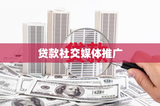 芦淞贷款社交媒体推广